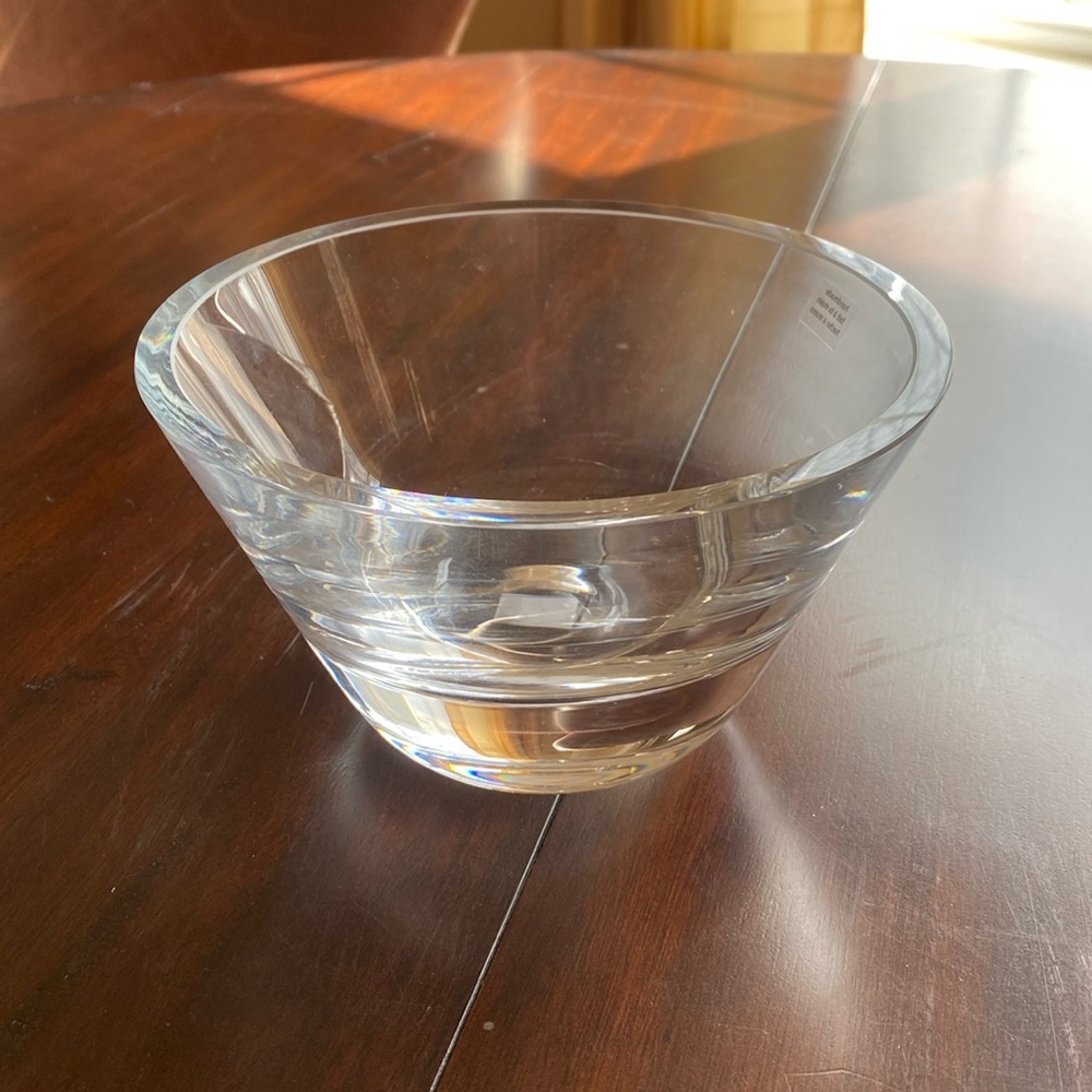 Crate And Barrel Crystal Delaney Bowl New